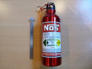 NOS ニトロ ノス タンク 新色/型 ドリンク 水筒 赤色 ボトル ボンベ スナップオン 限定 非売品 カスタム可能 フェーク ワイルドスピード