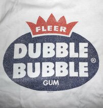 ★ダブル バブル Tシャツ Dubble Bubble ロゴ 白 S 正規品 バブルガム 企業ロゴ バブル ガム gum_画像1