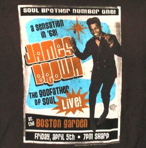 ★ジェームス ブラウン Tシャツ James Brown SOUL BROTHER NUMBER ONE - XL 正規品 j.b. funky music ブラック ミュージック