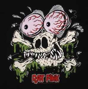 ★ラット フィンク Tシャツ RAT FINK Skull Rats - XL 正規品! punk