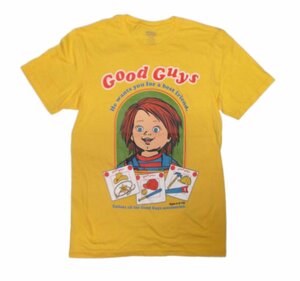 ★チャイルド プレイ チャッキー Tシャツ CHILDS PLAY GOOD GUYS CHUCKY Child's Play- S 新品,正規品