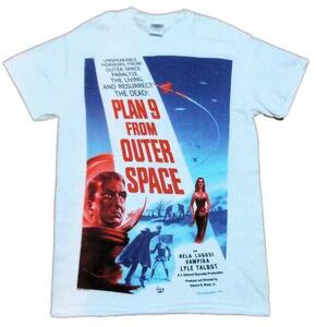 ★プラン9 フロム アウター スペース Tシャツ Plan 9 from Outer Space - S 正規品! ed wood cramps damned シネマ