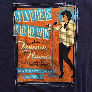 ★ジェームス ブラウン Tシャツ James Brown FAMOUS FLAMES - XL 正規品 tami show jb funky soul r&b