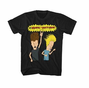 ★ビーバス アンド バットヘッド Tシャツ BEAVIS and BUTT-HEAD ROCKIN OUT - M 正規品 mtv アメキャラ &