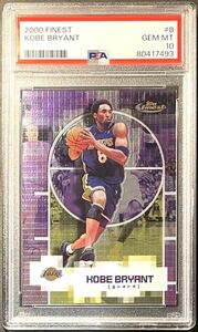 【 PSA 10 Gem Mint 】Kobe Bryant 2000-01 Topps Finest #8 Lakers Black Mamba コービー レイカーズ NBA