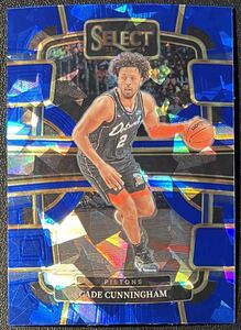 Cade Cunningham 2023-24 Select Blue Ice Prizm Pistons Panini NBA