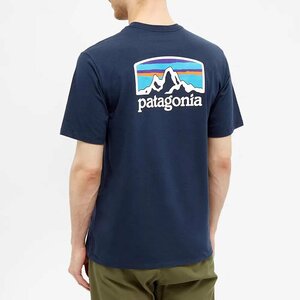1000円スタート　パタゴニア patagonia Tシャツ　半袖　丸首　背中ロゴ　コットン　シンプル　男女兼用　S-3XL　サイズ選択可能　TT150
