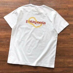 1000円スタート　パタゴニア patagonia Tシャツ　半袖　丸首　背中イラスト　コットン　男女兼用　XS-3XL　サイズ選択可能　TT175