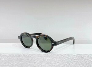 送料無料 MOSCOT モスコット FOYGEL サングラス 日焼け止め ラウンド　セルフレーム フルリム 小顔 未使用 46mm TT112