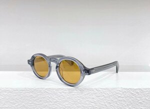 1000円スタート送料無料 MOSCOT モスコット FOYGEL サングラス 日焼け止め ラウンド　セルフレーム フルリム 小顔 未使用 46mm TT110