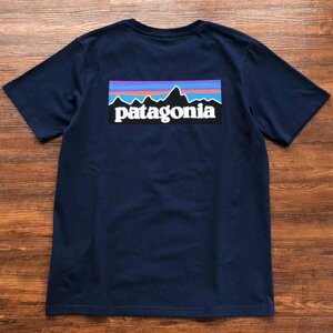 1000円スタート　送料無料　パタゴニア patagonia Tシャツ　半袖　丸首　背中ロゴ　男女兼用　S-2XL　サイズ選択可能　56-60cm　TT10