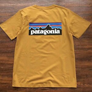 送料無料　パタゴニア patagonia Tシャツ　半袖　丸首　背中ロゴ　男女兼用　S-2XL　サイズ選択可能　56-60cm　TT9