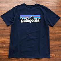 送料無料　パタゴニア patagonia Tシャツ　半袖　丸首　背中ロゴ　男女兼用　S-2XL　サイズ選択可能　56-60cm　TT10_画像1