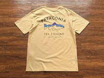 1000円スタート　送料無料　パタゴニア patagonia Tシャツ　半袖　丸首　イラスト　ロゴ　男女兼用　S-2XL　サイズ選択可能　56-60cm　TT18_画像1