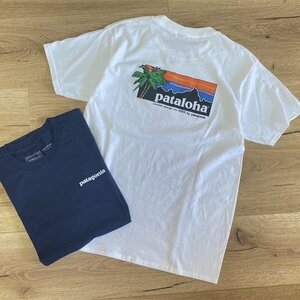 1000円スタート　パタゴニア patagonia Tシャツ　半袖　丸首　背中ロゴ　コットン　男女兼用　S-3XL　サイズ選択可能　TT147