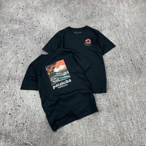 パタゴニア patagonia Tシャツ　半袖　丸首　背中イラスト　シンプル　コットン　男女兼用　XS-3XL　サイズ選択可能 TT187