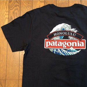 1000円スタート　パタゴニア patagonia Tシャツ　半袖　丸首　背中イラスト　コットン　文字ロゴ　男女兼用　XS-3XL　サイズ選択可能 TT172