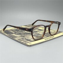 1000円スタート送料無料 MOSCOT モスコット ARTHUR 眼鏡フレーム 伊達眼鏡 セルフレーム フルリム 小顔効果 未使用 50mm TT92_画像3