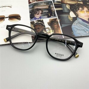 1000円スタート送料無料 MOSCOT モスコット ARTHUR 眼鏡フレーム 伊達眼鏡 セルフレーム フルリム 小顔効果 未使用 50mm TT93