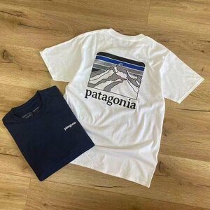 パタゴニア patagonia Tシャツ　半袖　丸首　イラスト　文字ロゴ　コットン　男女兼用　XS-3XL　サイズ選択可能　TT197