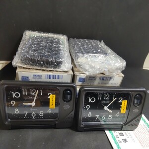昭和レトロ　SEIKO トラベルクロックセイコー 置時計未使用保管４個セットまとめ売り