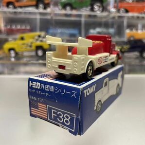  ビンテージトイ ミニカー トミカ外車シリーズ 青箱 日本製 ビッグ リグレーサー F38の画像7