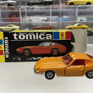 ★ビンテージトイ ミニカー トミカ 日産 フェアレディ Z No.6 ドアー開閉 TOMICA 黒箱 元箱入り 開封済みの画像6