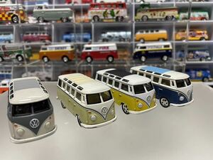 ★ビンテージトイ Johnny Lightroom ミニカー　ジョニーライトニング VW VAN フォルクスワーゲン ヴァン　4色　ビンテージ品