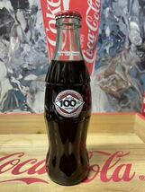 ★Coca-Cola Coke Coca-Cola 100周年記念　ガラスボトル　テキサス州　ヒューストン 237ml ボトル　未開栓　_画像1