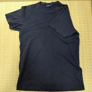  Asics спортивная форма рубашка с коротким рукавом футболка эта ① одноцветный темно синий размер M выцветание есть used
