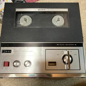 SONY TC-505 テープレコーダー 動作確認 電源コード 録音テープ ソニー ヴィンテージ 税なし 