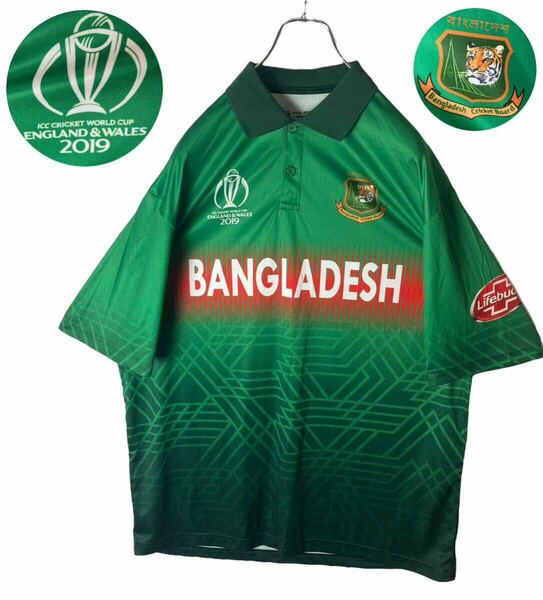 クリケットワールドカップ バングラデシュ代表 ゲームシャツ 公式品 3XL
