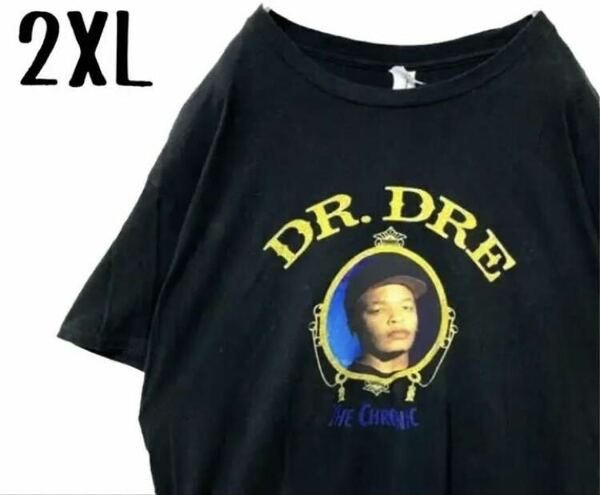 古着2XLサイズ DR.DRE ドクタードレ プリントTシャツ 90sヒップホップ