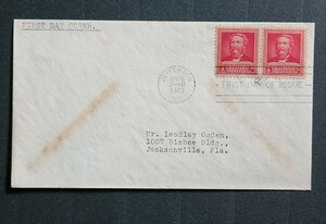 [FDC] America 1940 год [C* длинный ] First Day Cover 