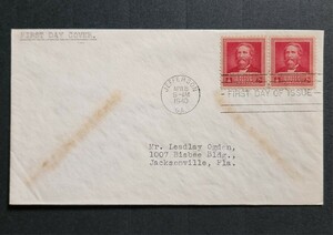 [FDC] America 1940 year [C* long ] First Day Cover ②