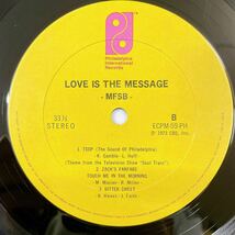 LP LOVE IS The MESSAGE / MFSB _画像7