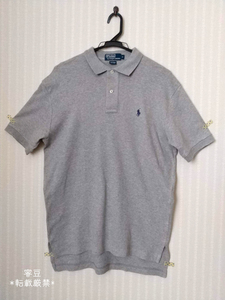Polo by Ralph Lauren メンズ 半袖 ポロシャツ グレー S（日本Mサイズ？）（ポロラルフローレン カットソー Tシャツ スモールポニー）