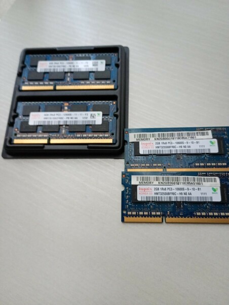 Hynix メモリー 4GB×2 計8GB 2GB×2 計4GB セットPC3-10600S 1333