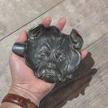 【Antique】~1940s Bulldog Ashtray ブルドッグ アッシュトレイ トレー 灰皿 葉巻 タバコ ヴィンテージ アンティーク C_画像5