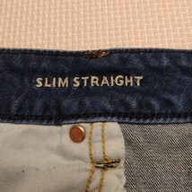 American Eagle スリムストレート NEXT LEVEL FLEX ジーンズ デニム ジーパン ストレッチ SLIM STRAIGHT アメリカンイーグル 濃紺 36 _画像9