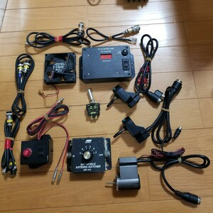 Hi-Q DC controller. Adonis switch. MFJ-910 March box etc. together! possible to use thing . exist .., but junk treatment! transceiver Mobil 