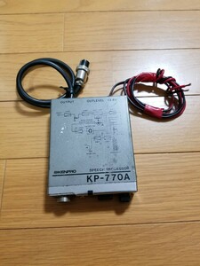 ケンプロ KP-770A スピーチプロセッサー 動作未テストにつき念のためジャンク扱いでお願いします 無線機 アンテナ アマチュア無線 モービル