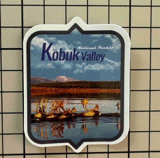Kobuk valley国立公園②海外旅行観光　防水ステッカーj