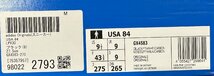 新品 アディダス オリジナルス USA 84 ローカット スニーカー US9.5 JP27.5cm GX4583 ブラック系 メンズ 福井県質屋の質セブン H_画像10
