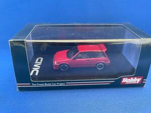 Hobby JAPAN 1/64 Honda CIVIC Si (AT) 1984(改) Red [HJ641029CR]