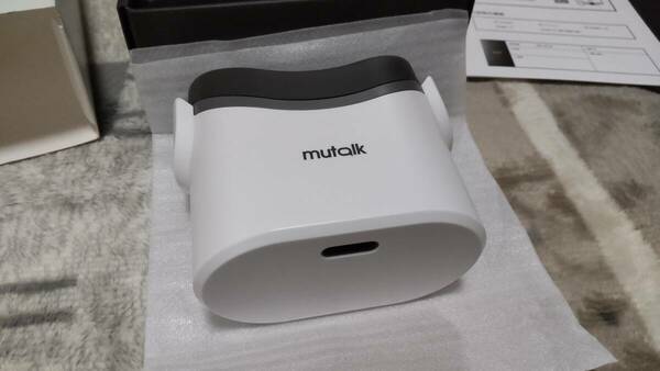 使用1分程度 mutalk ミュートーク 防音 Bluetooth マイク Shiftall