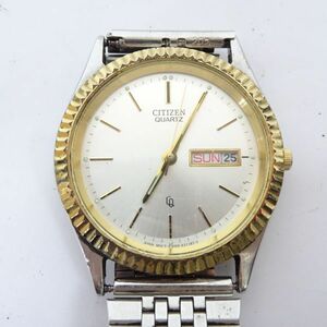 ■tyhd 1349-3 301 CITIZEN シチズン 6100-K09311 クォーツ 腕時計 ジャンク品