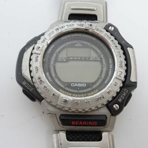 !tyom 1377-2 166 CASIO Casio 1999 PRT-1400 Triple sensor Protrek digital face men's wristwatch operation not yet verification battery not yet exchange 