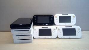 [C5442-27] ゲームハード 任天堂 ニンテンドー WiiU 本体とゲームパット 4セット 8GB 1台 32GB 3台 0516