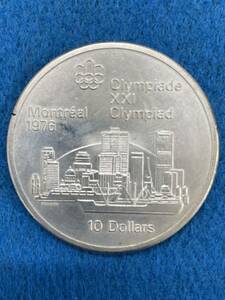 カナダ モントリオールオリンピック 「1976年」記念 銀貨 /10ドル銀貨・シルバー925 